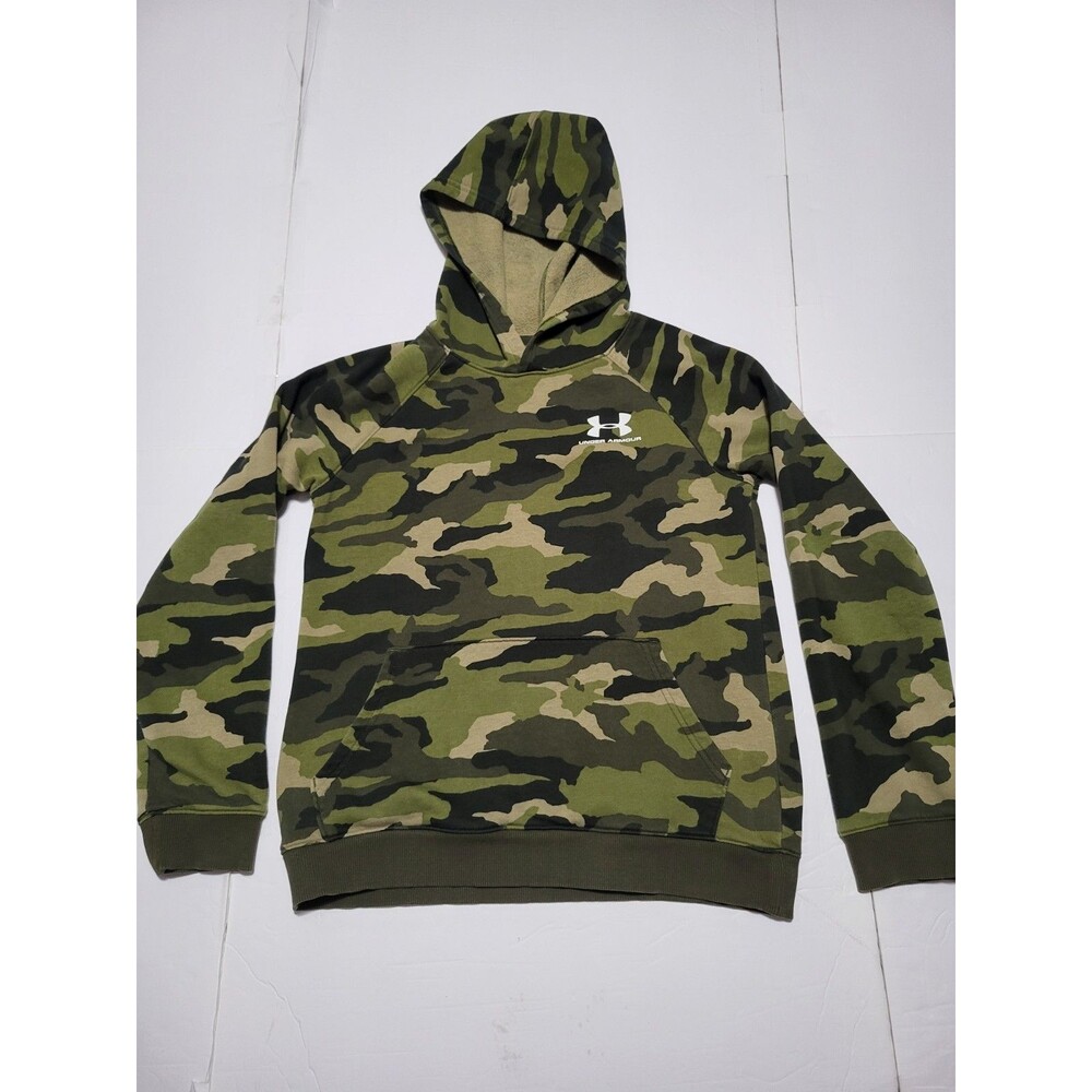 (#18) UNDER ARMOUR Youth Size XL Hoodie Camo Pullover